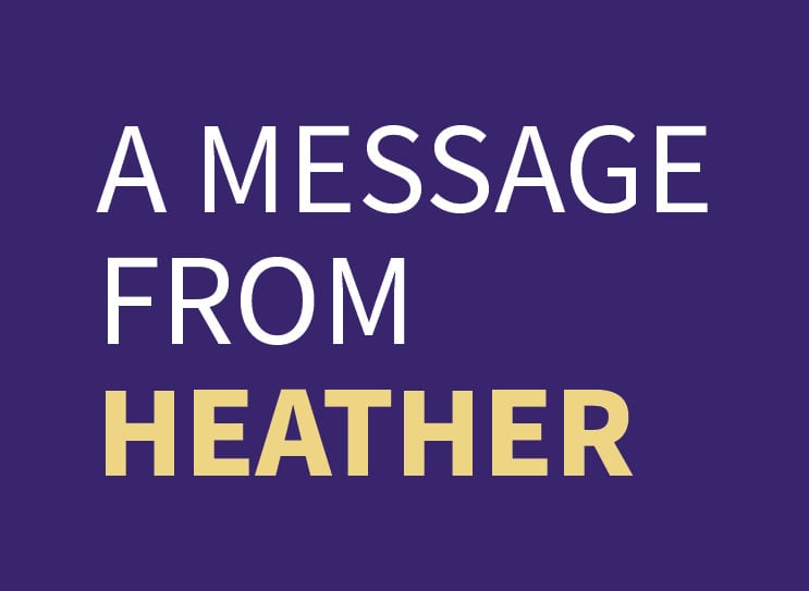 From Heather, CEO of IFSA