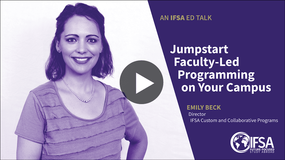 Webinar Recording of Jumpstart Faculty-Led Programming on Your Campus